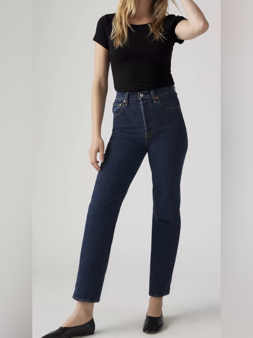 Women’s Levi’s Premium Ribcage Straight Ankle Jeans